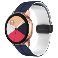 Силиконовый ремешок Classy для Smart Watch 20mm - Blue / White