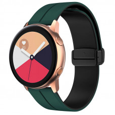 Силиконовый ремешок Classy для Smart Watch 20mm - Green / Black