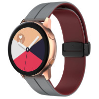 Силиконовый ремешок Classy для Smart Watch 20mm - Grey / Plum