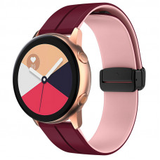 Силиконовый ремешок Classy для Smart Watch 20mm - Plum / Pink