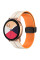 Силиконовый ремешок Classy для Smart Watch 20mm - White / Orange - фото