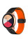 Силіконовий ремінець Classy для Smart Watch 20mm Black / Orange - фото