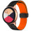 Силіконовий ремінець Classy для Smart Watch 20mm Black / Orange