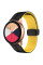 Силіконовий ремінець Classy для Smart Watch 20mm Black / Yellow - фото