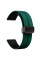 Силіконовий ремінець Classy для Smart Watch 20mm Green / Black - фото