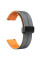 Силіконовий ремінець Classy для Smart Watch 20mm Grey / Orange - фото