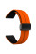 Силіконовий ремінець Classy для Smart Watch 20mm Orange / Black - фото