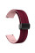 Силіконовий ремінець Classy для Smart Watch 20mm Plum / Pink - фото