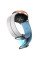 Силіконовий ремінець Classy для Smart Watch 20mm White / Blue - фото