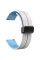 Силіконовий ремінець Classy для Smart Watch 20mm White / Blue - фото