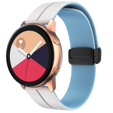 Силиконовый ремешок Classy для Smart Watch 20mm White / Blue