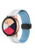 Силіконовий ремінець Classy для Smart Watch 20mm White / Blue - фото