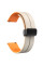 Силіконовий ремінець Classy для Smart Watch 20mm White / Orange - фото