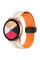 Силіконовий ремінець Classy для Smart Watch 20mm White / Orange - фото