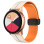 Силіконовий ремінець Classy для Smart Watch 20mm White / Orange
