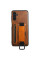 Шкіряний чохол Wallet case and straps для Samsung Galaxy A14 4G/5G - Коричневий / Brown