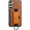 Шкіряний чохол Wallet case and straps для Samsung Galaxy S24 - Коричневий / Brown