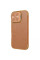 Кожаный чехол-книжка Nillkin Qin Prop для Apple iPhone 16 (6.1) - Brown - фото