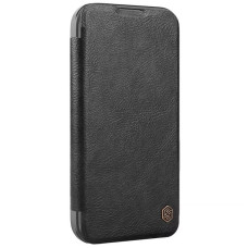Шкіряний чохол-книжка Nillkin Qin Prop для Apple iPhone 16 Pro (6.3) - Black