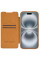 Шкіряний чохол-книжка Nillkin Qin Prop для Apple iPhone 16 Pro (6.3) - Brown - фото