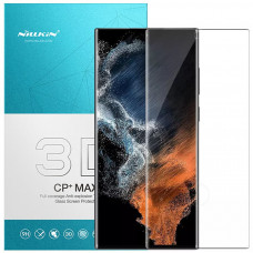 Захисне скло Nillkin (CP+ max 3D) для Samsung Galaxy S22 Ultra - Чорний