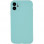 Чохол Silicone Case Full Camera Protective (AA) NO LOGO для Apple iPhone 12 (6.1) - Бірюзовий / Marine Green