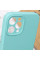 Чохол Silicone Case Full Camera Protective (AA) NO LOGO для Apple iPhone 12 Pro (6.1) - Бірюзовий / Marine Green