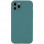 Чехол Silicone Case Full Camera Protective (AA) NO LOGO для Apple iPhone 12 Pro Max (6.7) - Зеленый / Pine green