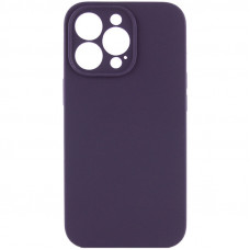 Чехол Silicone Case Full Camera Protective (AA) NO LOGO для Apple iPhone 13 Pro Max (6.7) - Фиолетовый / Elderberry