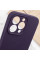 Чехол Silicone Case Full Camera Protective (AA) NO LOGO для Apple iPhone 13 Pro Max (6.7) - Фиолетовый / Elderberry - фото