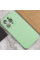 Чехол Silicone Case Full Camera Protective (AA) NO LOGO для Apple iPhone 13 Pro (6.1) - Зеленый / Pistachio