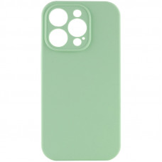 Чехол Silicone Case Full Camera Protective (AA) NO LOGO для Apple iPhone 13 Pro (6.1) - Зеленый / Pistachio