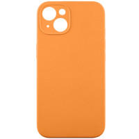Чехол Silicone Case с защитой камеры NO LOGO для Apple iPhone 13 (6.1) - Оранжевый / Orange