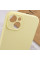 Чохол Silicone Case із захистом камери NO LOGO для Apple iPhone 13 (6.1) - Жовтий / Mellow Yellow - фото
