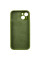 Чохол Silicone Case із захистом камери NO LOGO для Apple iPhone 13 (6.1) - Зелений / Dark Olive - фото