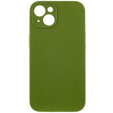 Чохол Silicone Case із захистом камери NO LOGO для Apple iPhone 13 (6.1) - Зелений / Dark Olive