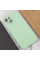Чохол Silicone Case із захистом камери NO LOGO для Apple iPhone 13 (6.1) - Зелений / Pistachio - фото