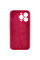 Чехол Silicone Case Full Camera Protective (AA) NO LOGO для Apple iPhone 14 Pro (6.1) - Красный / Rose Red - фото