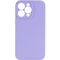 Чехол Silicone Case Full Camera Protective (AA) NO LOGO для Apple iPhone 14 Pro (6.1) - Сиреневый / Dasheen