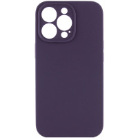 Чехол Silicone Case Full Camera Protective (AA) NO LOGO для Apple iPhone 14 Pro (6.1) - Фиолетовый / Elderberry