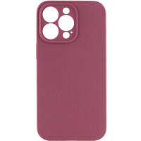 Чохол Silicone Case Full Camera Protective (AA) NO LOGO для Apple iPhone 14 Pro Max (6.7) - Бордовий / Plum