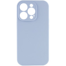 Чехол Silicone Case Full Camera Protective (AA) NO LOGO для Apple iPhone 14 Pro Max (6.7) - Голубой / Lilac Blue