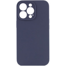 Чехол Silicone Case Full Camera Protective (AA) NO LOGO для Apple iPhone 14 Pro Max (6.7) - Темно-синий / Midnight blue