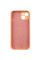 Чохол Silicone Case Full Camera Protective (AA) NO LOGO для Apple iPhone 14 (6.1) - Помаранчевий / Cantaloupe