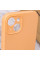 Чохол Silicone Case Full Camera Protective (AA) NO LOGO для Apple iPhone 14 (6.1) - Помаранчевий / Cantaloupe