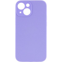 Чохол Silicone Case Full Camera Protective (AA) NO LOGO для Apple iPhone 14 (6.1) - Бузковий / Dasheen