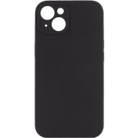 Чехол Silicone Case Full Camera Protective (AA) NO LOGO для Apple iPhone 14 (6.1) - Черный / Black