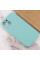 Чехол Silicone Case Full Camera Protective (AA) NO LOGO для Apple iPhone 15 (6.1) - Бирюзовый / Marine Green - фото