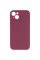 Чохол Silicone Case із захистом камери NO LOGO для Apple iPhone 15 (6.1) - Бордовий / Plum - фото