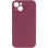 Чохол Silicone Case із захистом камери NO LOGO для Apple iPhone 15 (6.1) - Бордовий / Plum